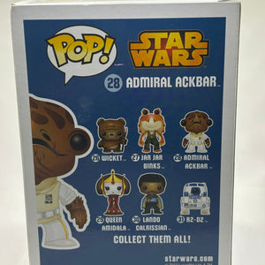 Funko POP! Star Wars #28 Admiral Ackbar 2013 *NO MOULD* FRENLY BRICKS - Open 7 Days