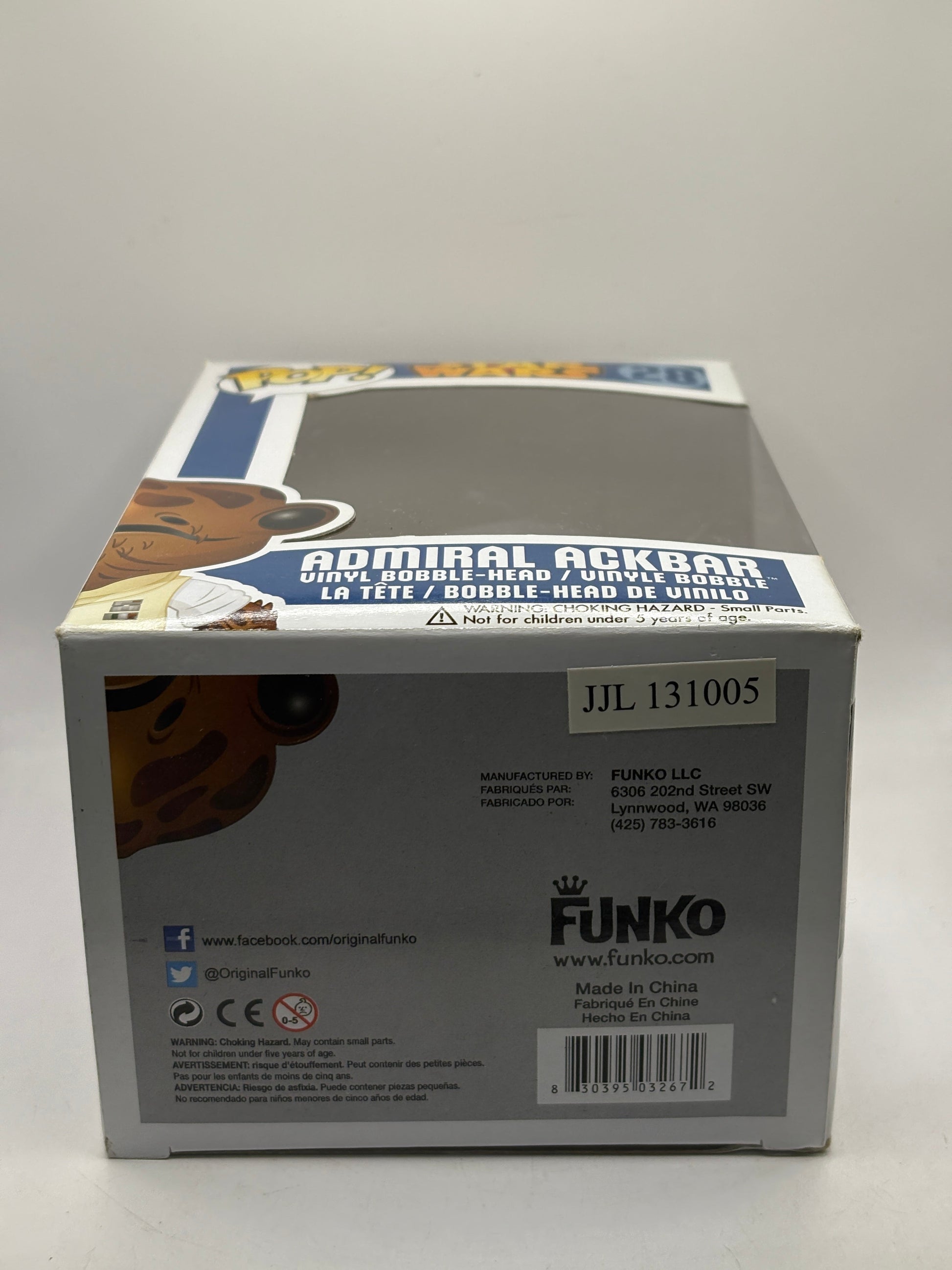Funko POP! Star Wars #28 Admiral Ackbar 2013 *NO MOULD* FRENLY BRICKS - Open 7 Days