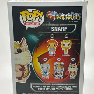 Funko POP! Television Thundercats #106 Snarf 2013 *NO MOULD* FRENLY BRICKS - Open 7 Days
