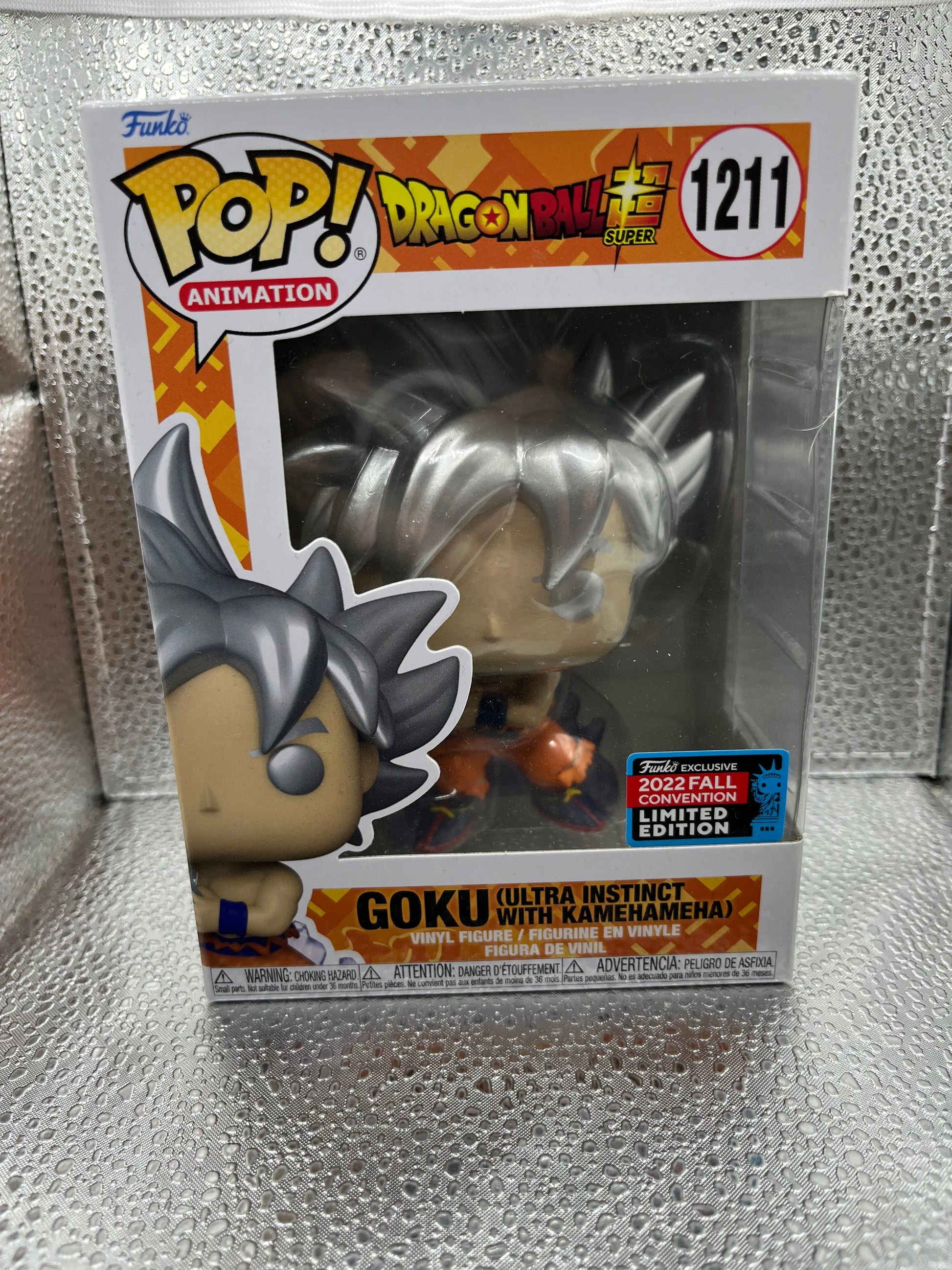 Funko POP - Animation - Dragon Ball Super - Goku (Ultra Instinct with Kamehameha) 2022 Fall Convention Exclusive FRENLY BRICKS - Open 7 Days