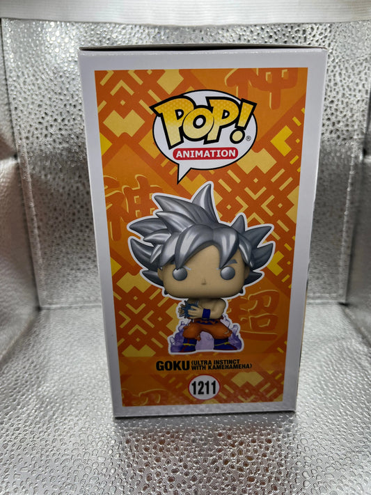 Funko POP - Animation - Dragon Ball Super - Goku (Ultra Instinct with Kamehameha) 2022 Fall Convention Exclusive FRENLY BRICKS - Open 7 Days