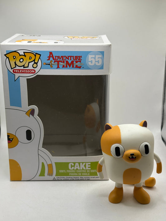 Funko POP! Television Adventure Time #55 Cake 2013 *NO MOULD* FRENLY BRICKS - Open 7 Days