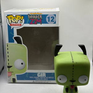 Funko POP! Television Invader Zim #12 GIR Vinyl Figure 2014 *NO MOULD* FRENLY BRICKS - Open 7 Days