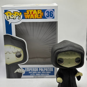 Funko POP! Star Wars #36 Emperor Palpatine Vinyl Bobble Head 2014 *NO MOULD* FRENLY BRICKS - Open 7 Days