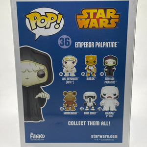 Funko POP! Star Wars #36 Emperor Palpatine Vinyl Bobble Head 2014 *NO MOULD* FRENLY BRICKS - Open 7 Days
