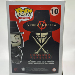 Funko POP! Movies V for Vendetta #10 V for Vendetta 2014 *NO MOULD* FRENLY BRICKS - Open 7 Days