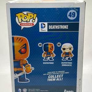 Funko POP! Heroes DC Comics #49 Deathstroke 2014 *NO MOULD* FRENLY BRICKS - Open 7 Days