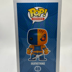 Funko POP! Heroes DC Comics #49 Deathstroke 2014 *NO MOULD* FRENLY BRICKS - Open 7 Days