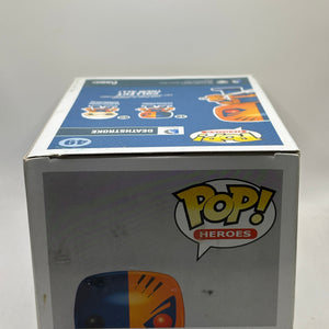 Funko POP! Heroes DC Comics #49 Deathstroke 2014 *NO MOULD* FRENLY BRICKS - Open 7 Days