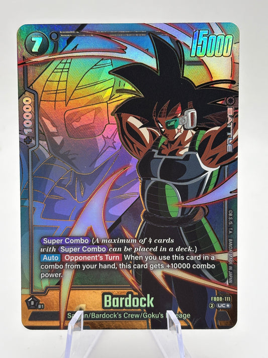 Dragon Ball Super Fusion World - Bardock FB08-111 UC* Alt Art FRENLY BRICKS - Open 7 Days