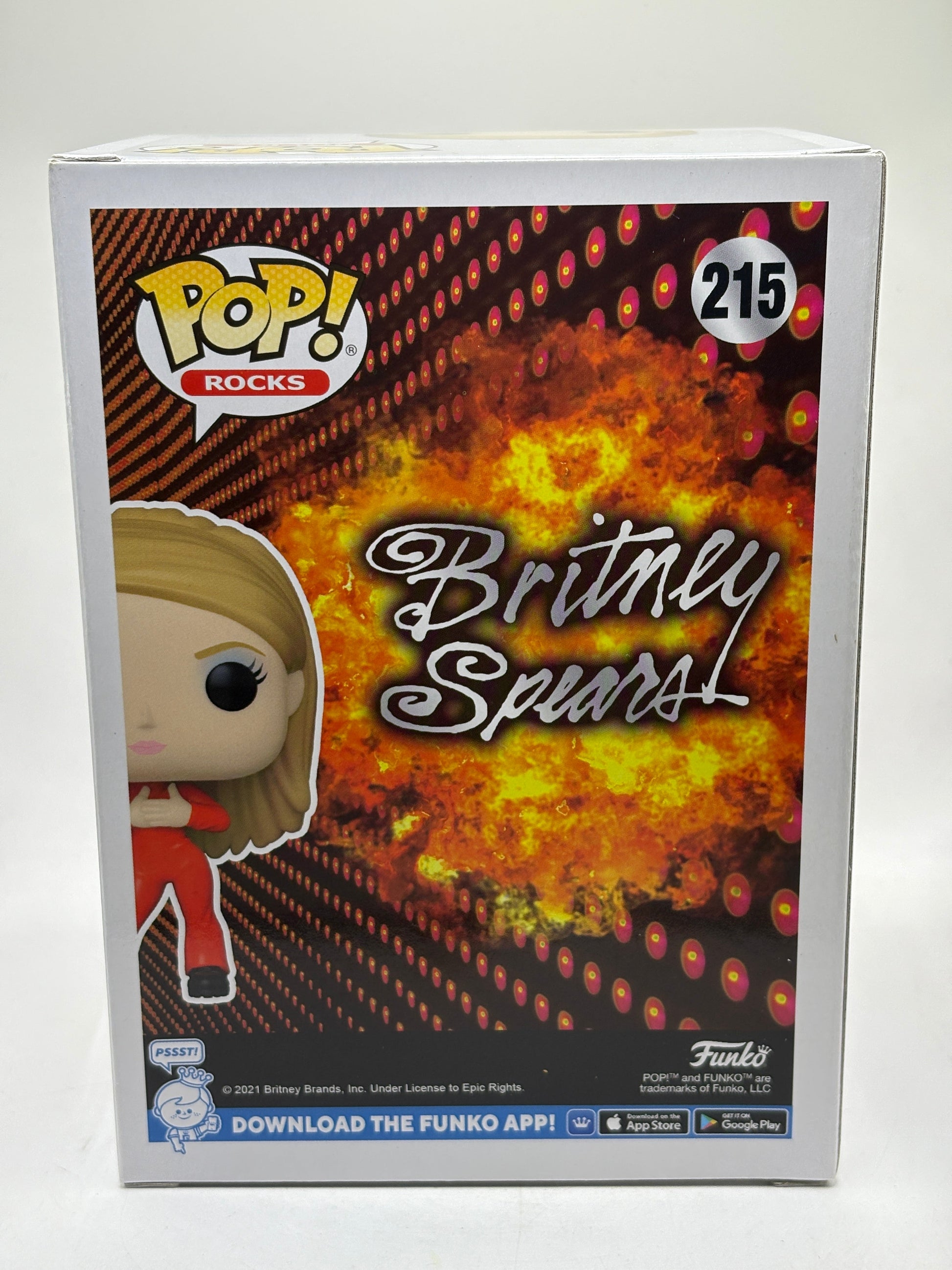 Funko POP! Rocks Britney Spears #215 Britney Spears Diamond Special Edition FRENLY BRICKS - Open 7 Days