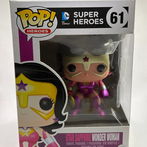 Funko POP! Heroes DC Super Heroes #61 Star Sapphire Wonder Woman 2014 FRENLY BRICKS - Open 7 Days