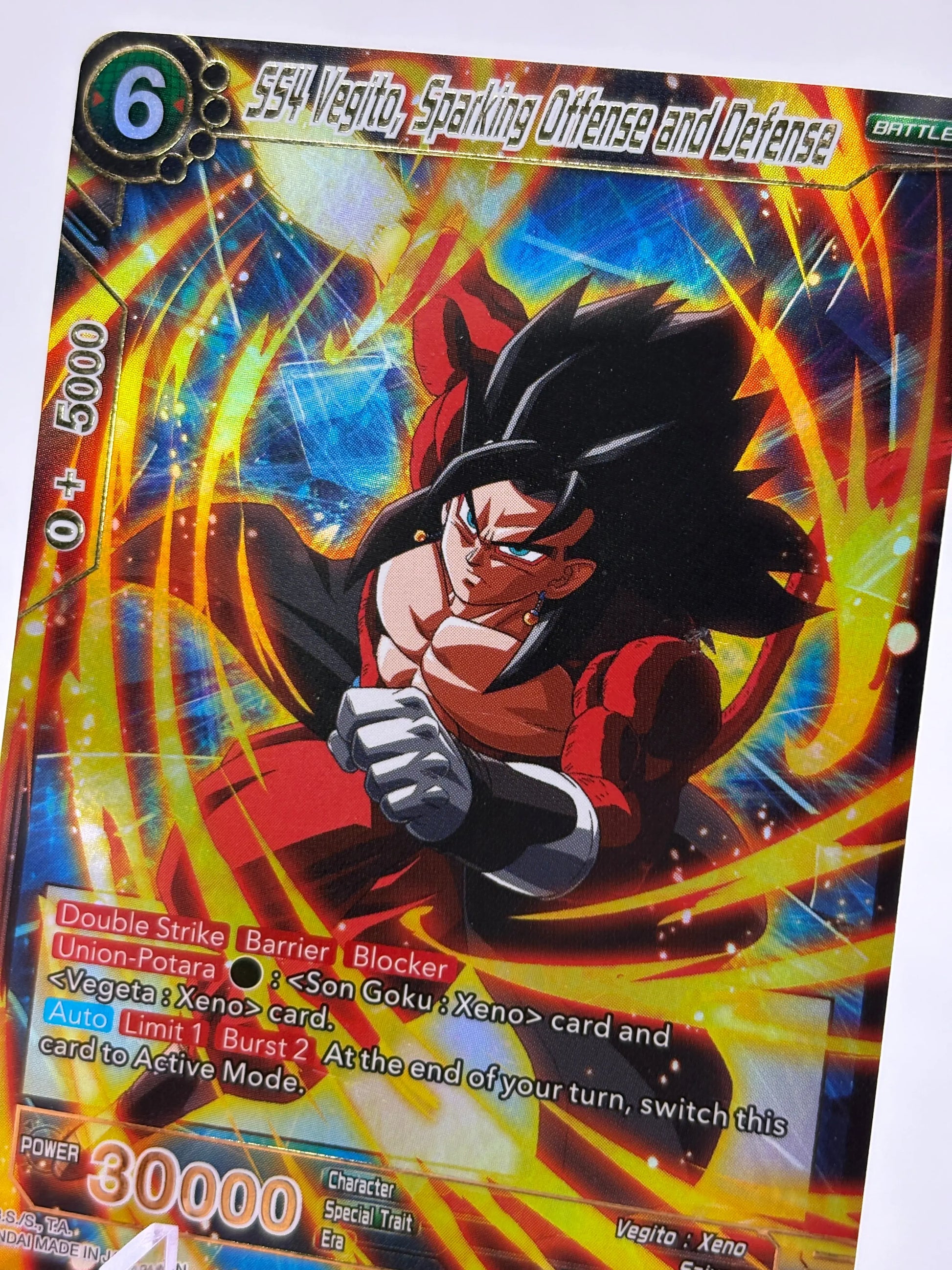 Dragon Ball Super Masters - SS4 Vegito, Sparking Offense and Defence BT24-122 SR FRENLY BRICKS - Open 7 Days