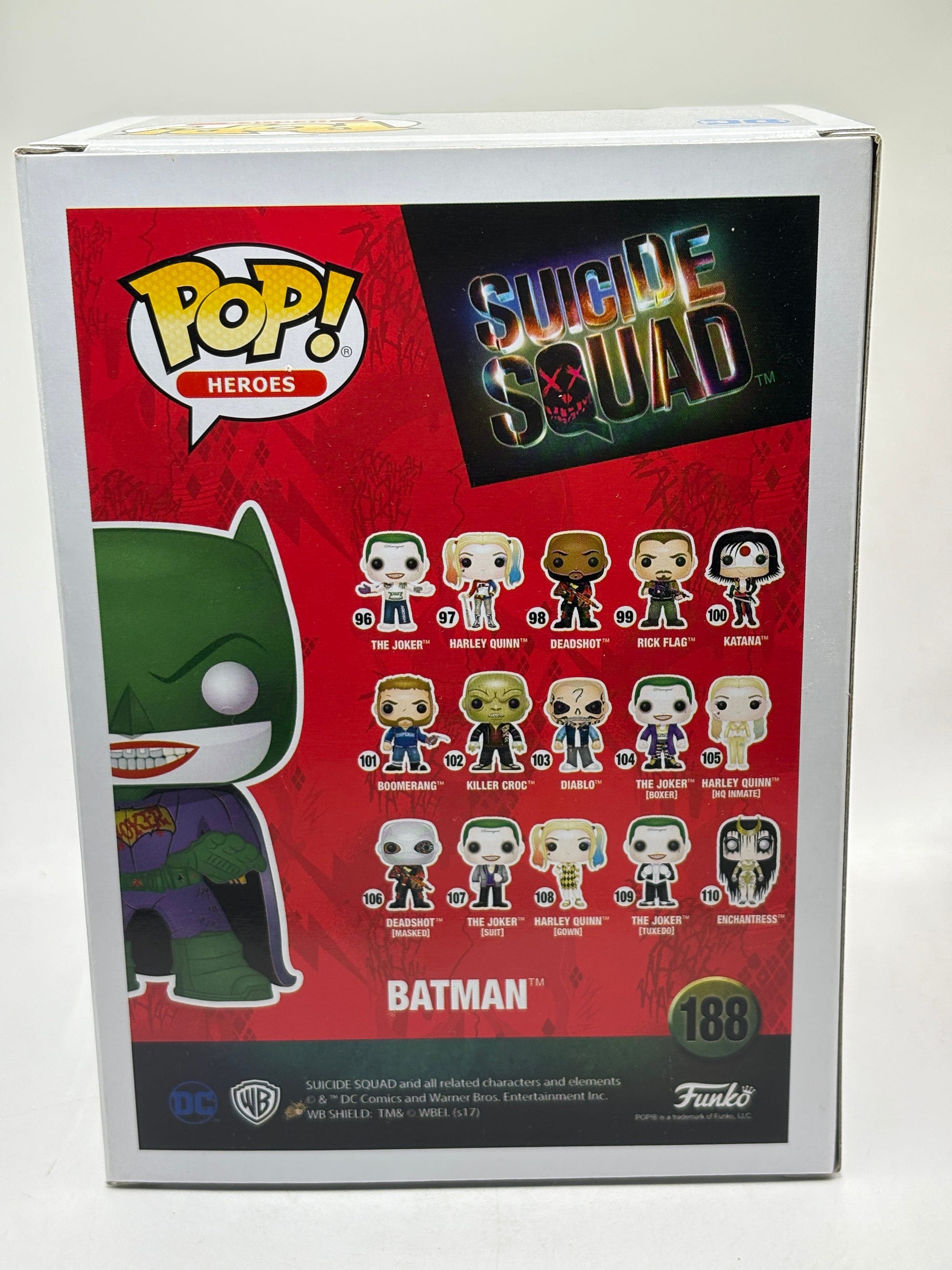 Funko POP! Heroes Suicide Squad #188 Batman 2017 Summer Exclusive FRENLY BRICKS - Open 7 Days image 3