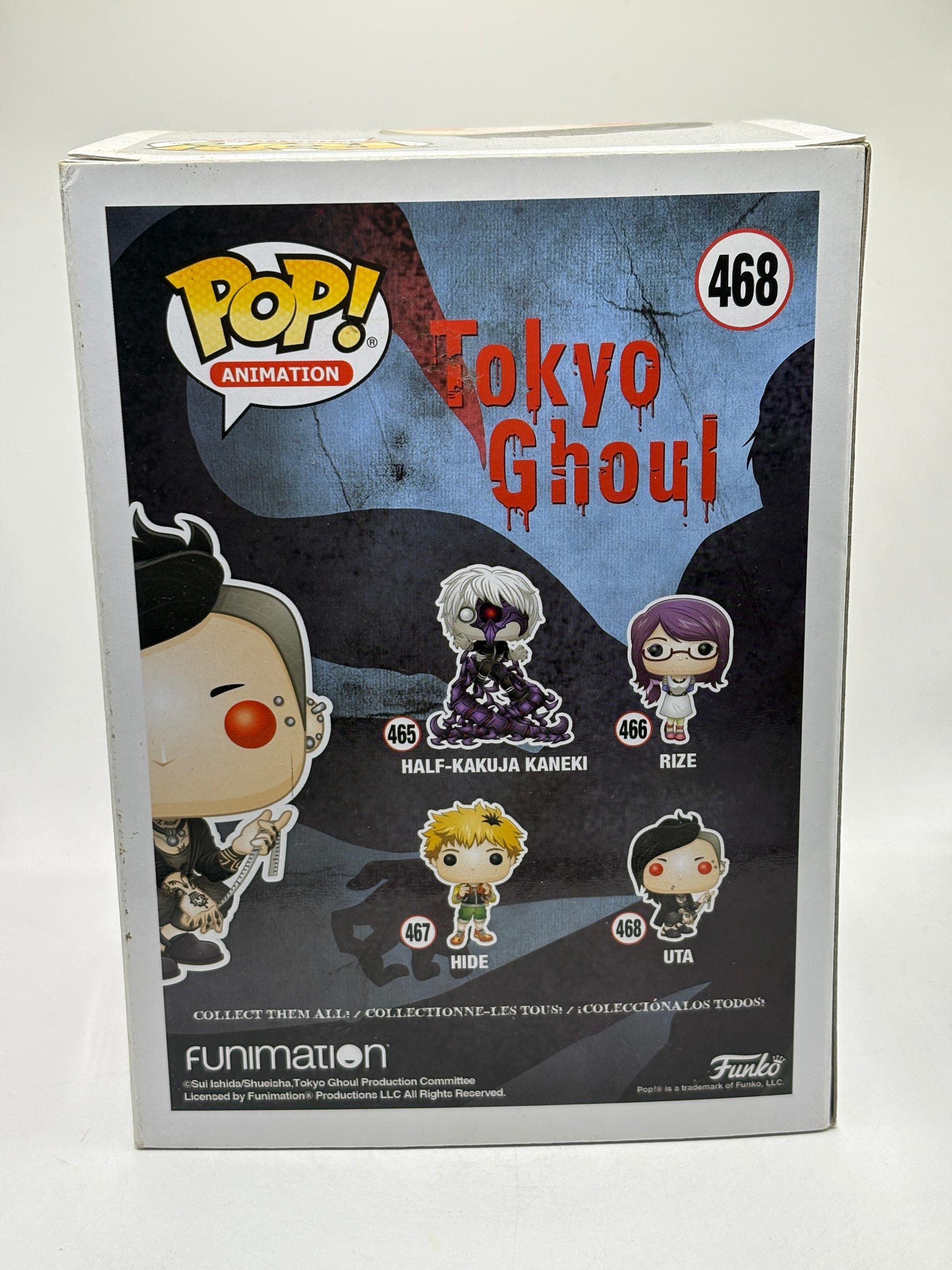 Funko POP! Animation Tokyo Ghoul #468 Uta Vinyl Figure FRENLY BRICKS - Open 7 Days image 9