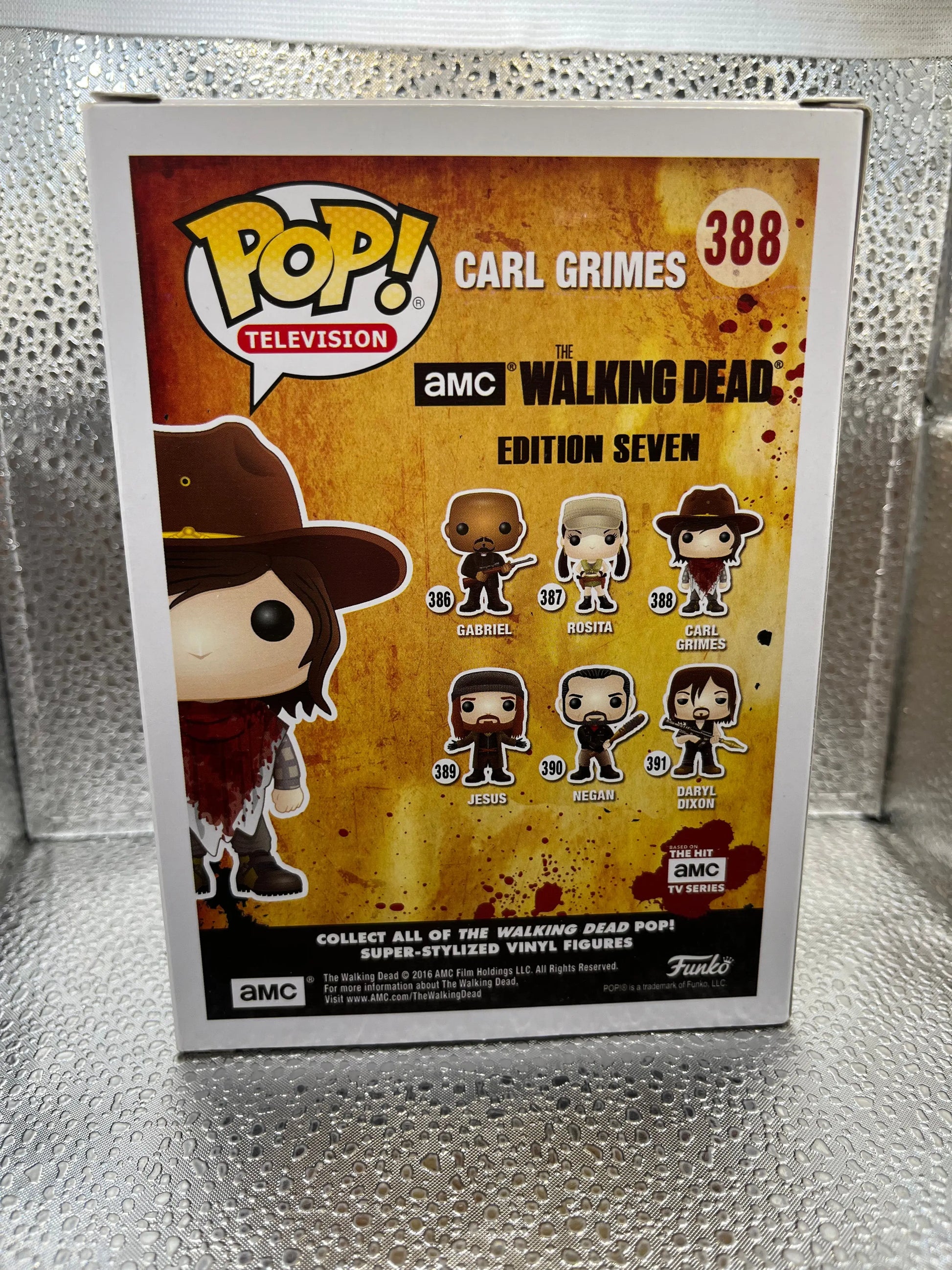 Funko POP Television - The Walking Dead - Carl Grimes #388 FRENLY BRICKS - Open 7 Days