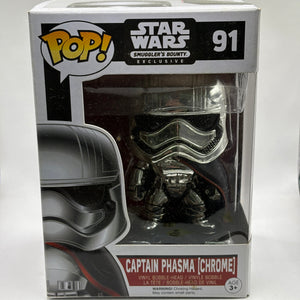 Funko POP! Star Wars Smugglers Bounty #91 Captain Phasma Chrome FRENLY BRICKS - Open 7 Days