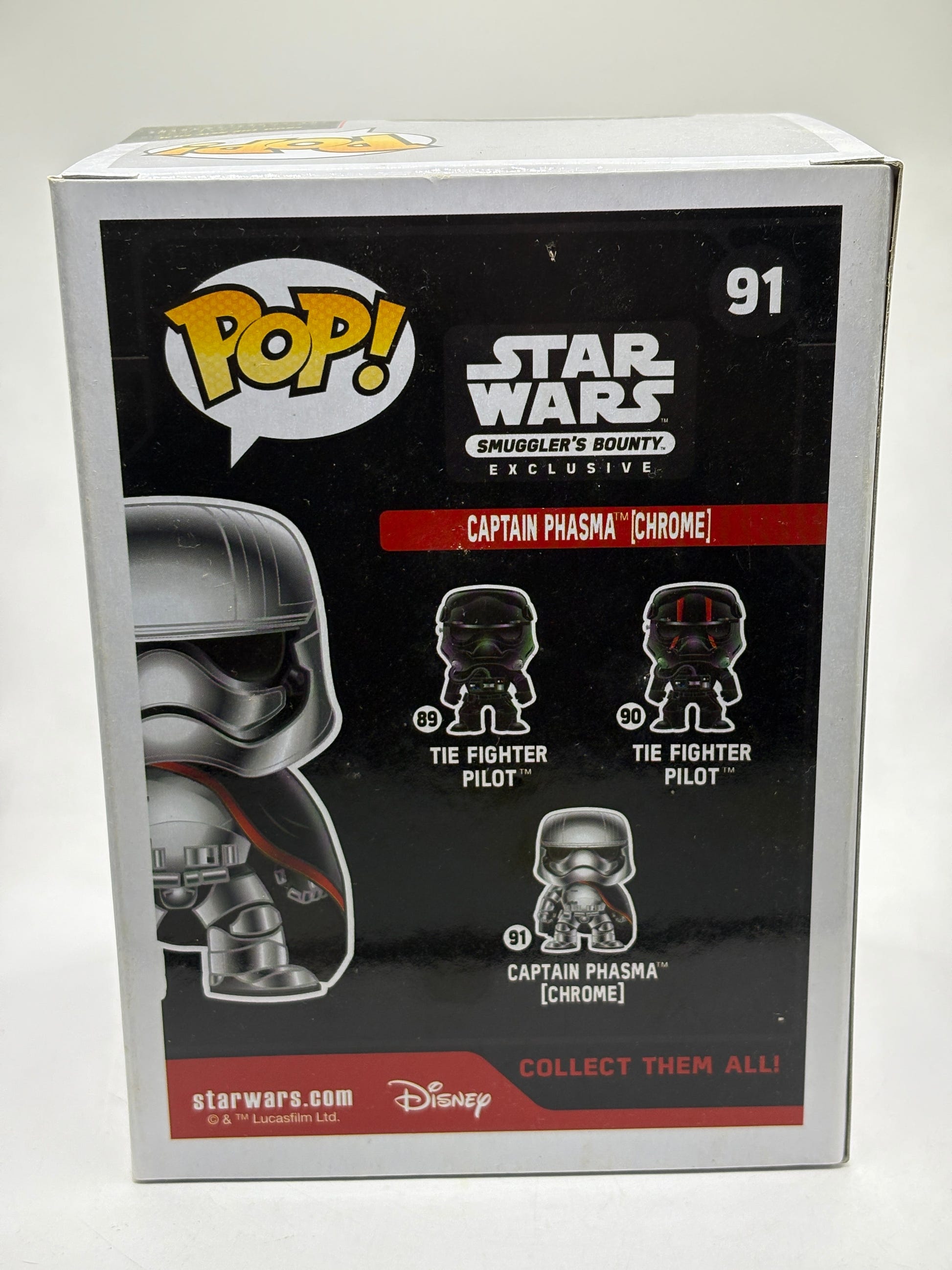 Funko POP! Star Wars Smugglers Bounty #91 Captain Phasma Chrome FRENLY BRICKS - Open 7 Days image 3