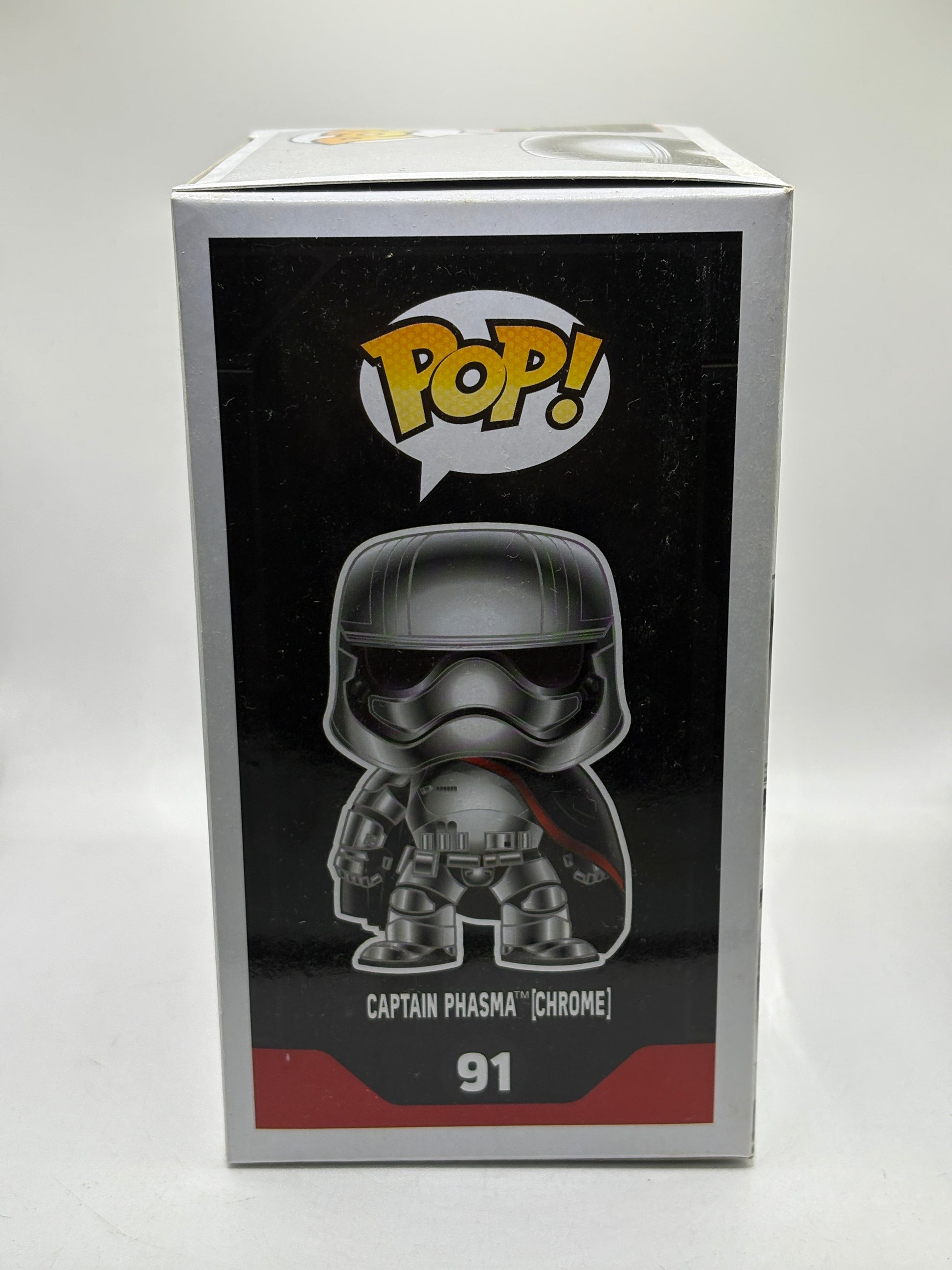 Funko POP! Star Wars Smugglers Bounty #91 Captain Phasma Chrome FRENLY BRICKS - Open 7 Days