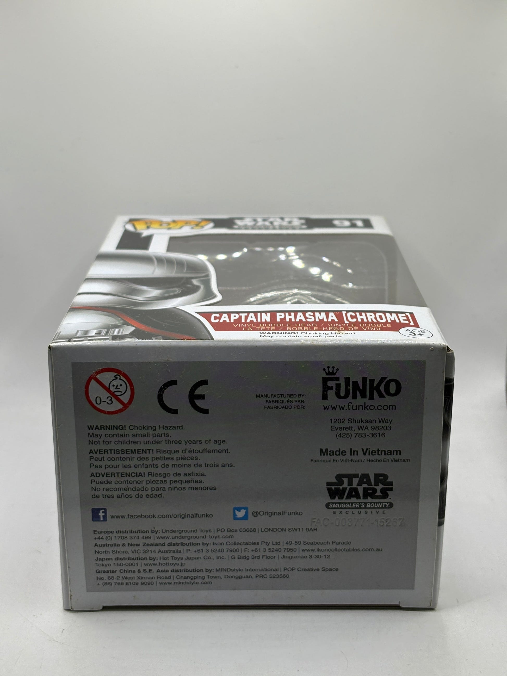 Funko POP! Star Wars Smugglers Bounty #91 Captain Phasma Chrome FRENLY BRICKS - Open 7 Days image 12