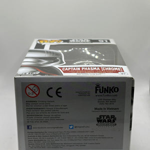 Funko POP! Star Wars Smugglers Bounty #91 Captain Phasma Chrome FRENLY BRICKS - Open 7 Days