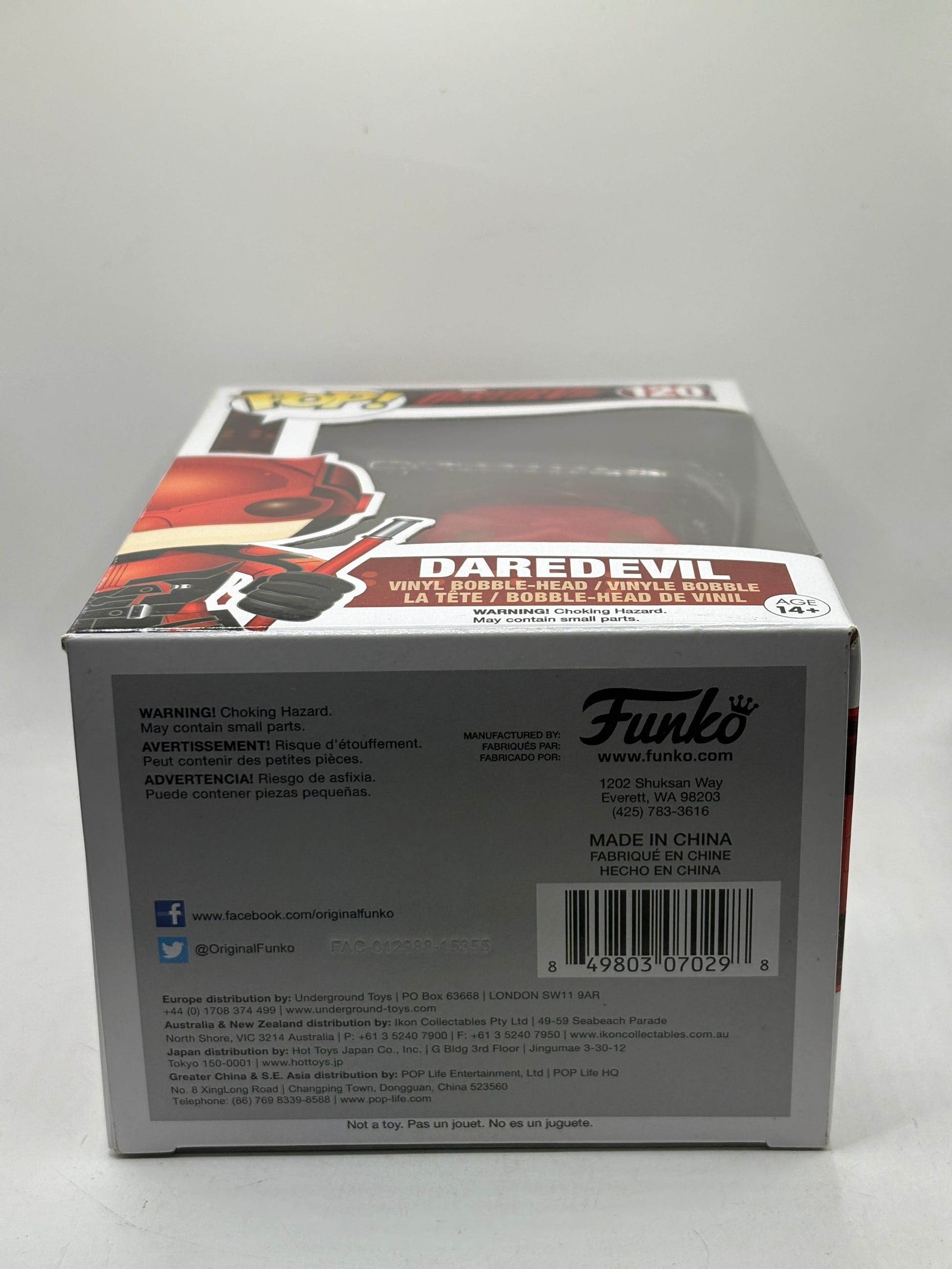 Funko POP! Marvel Daredevil #120 Daredevil Vinyl Bobble-Head FRENLY BRICKS - Open 7 Days image 6