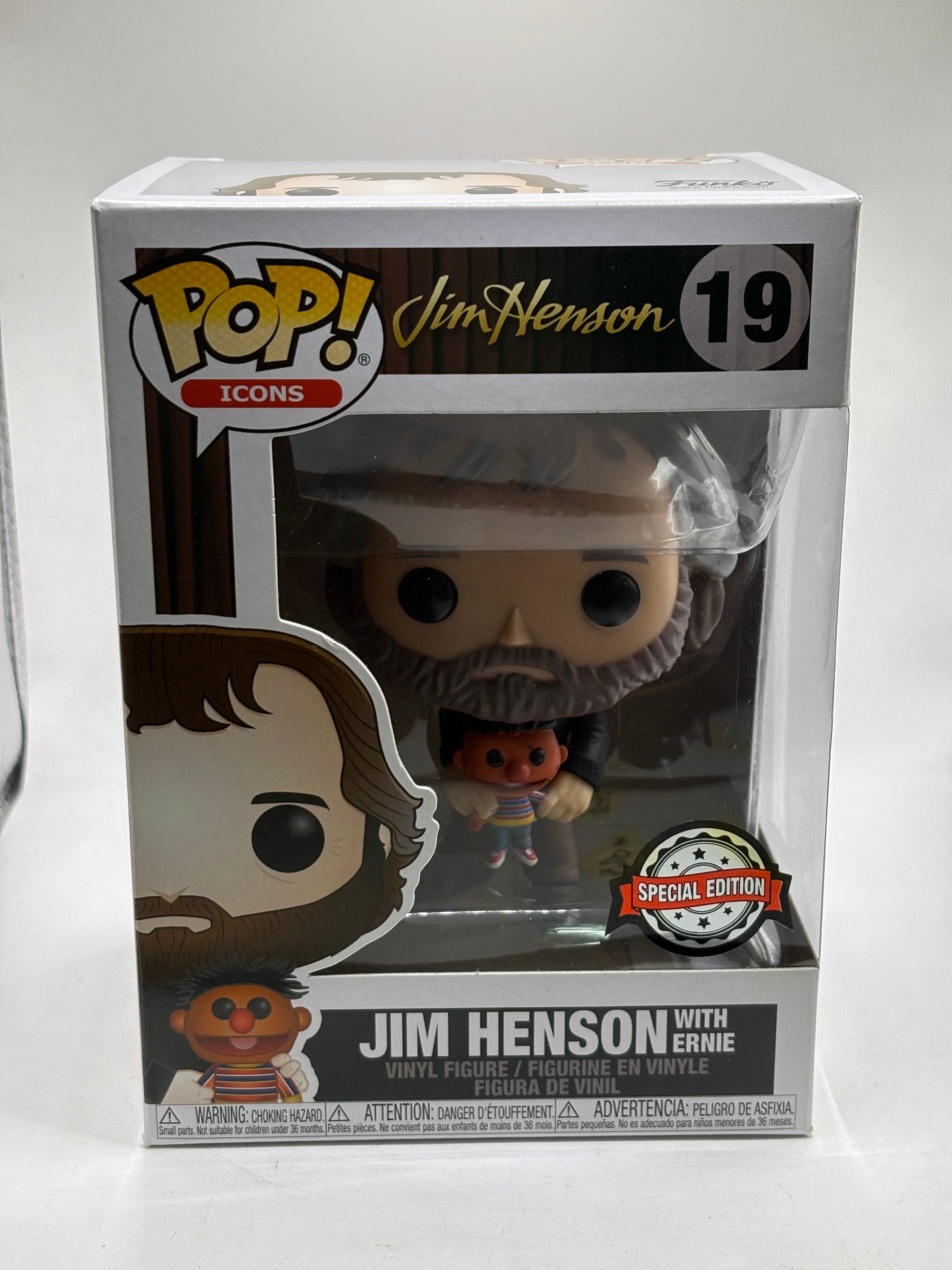 Funko POP! Icons Jim Henson #19 Jim Henson with Ernie Special Edition FRENLY BRICKS - Open 7 Days image 1