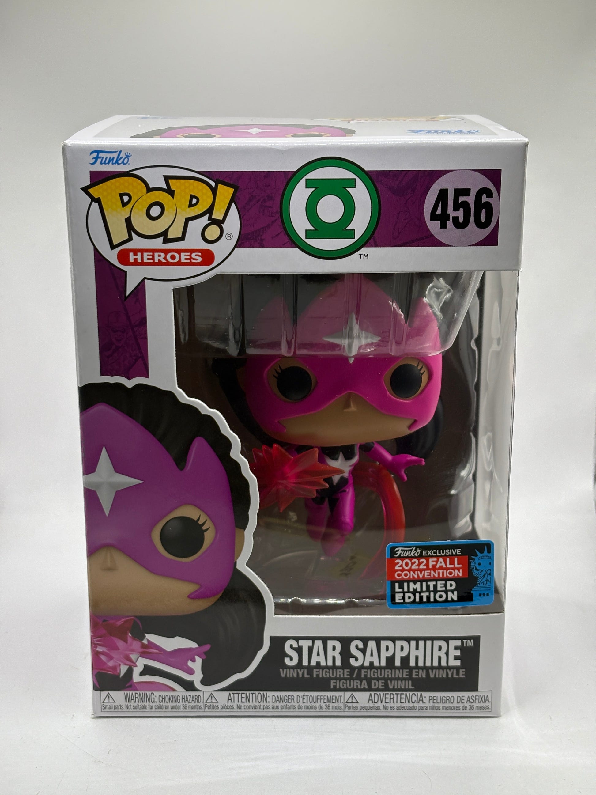 Funko POP! Heroes Green Lanterns #456 Star Sapphire 2022 Fall Convention image 1
