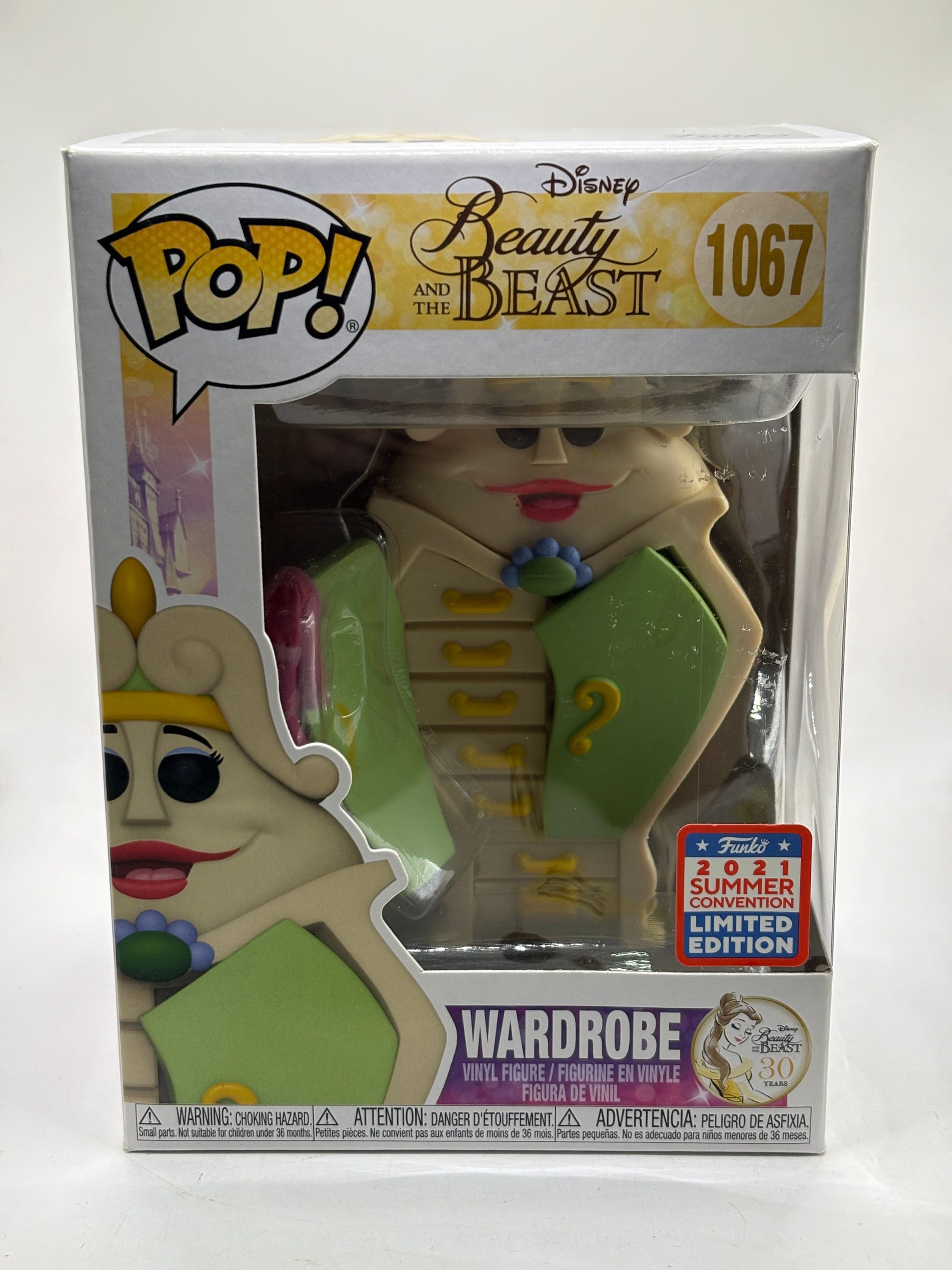 Funko POP! Disney Beauty and the Beast #1067 Wardrobe 2021 Summer FRENLY BRICKS - Open 7 Days image 1