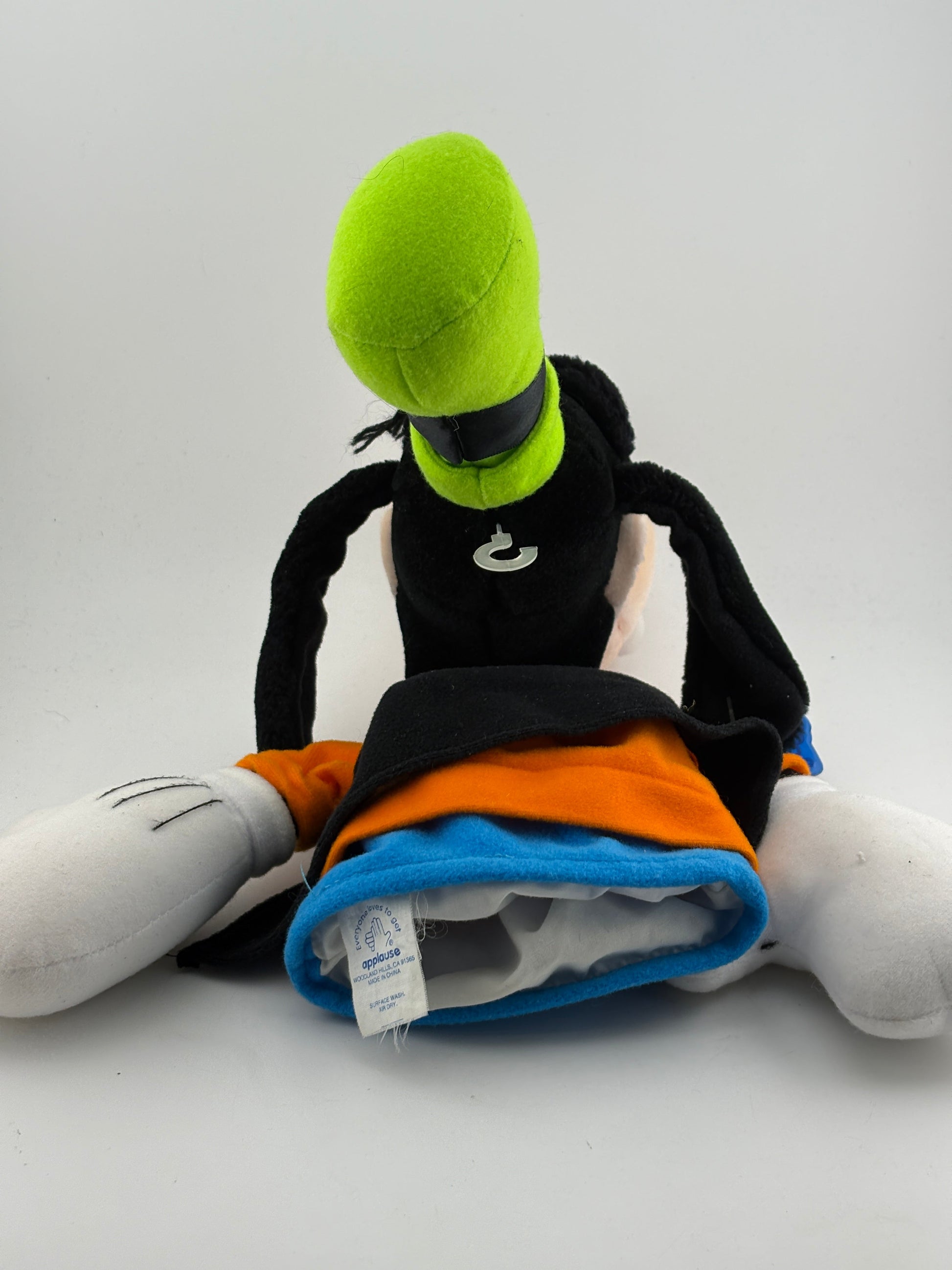 Vintage Walt Disney Applause GOOFY Stuffed Animal Plush Hand Puppet FRENLY BRICKS - Open 7 Days