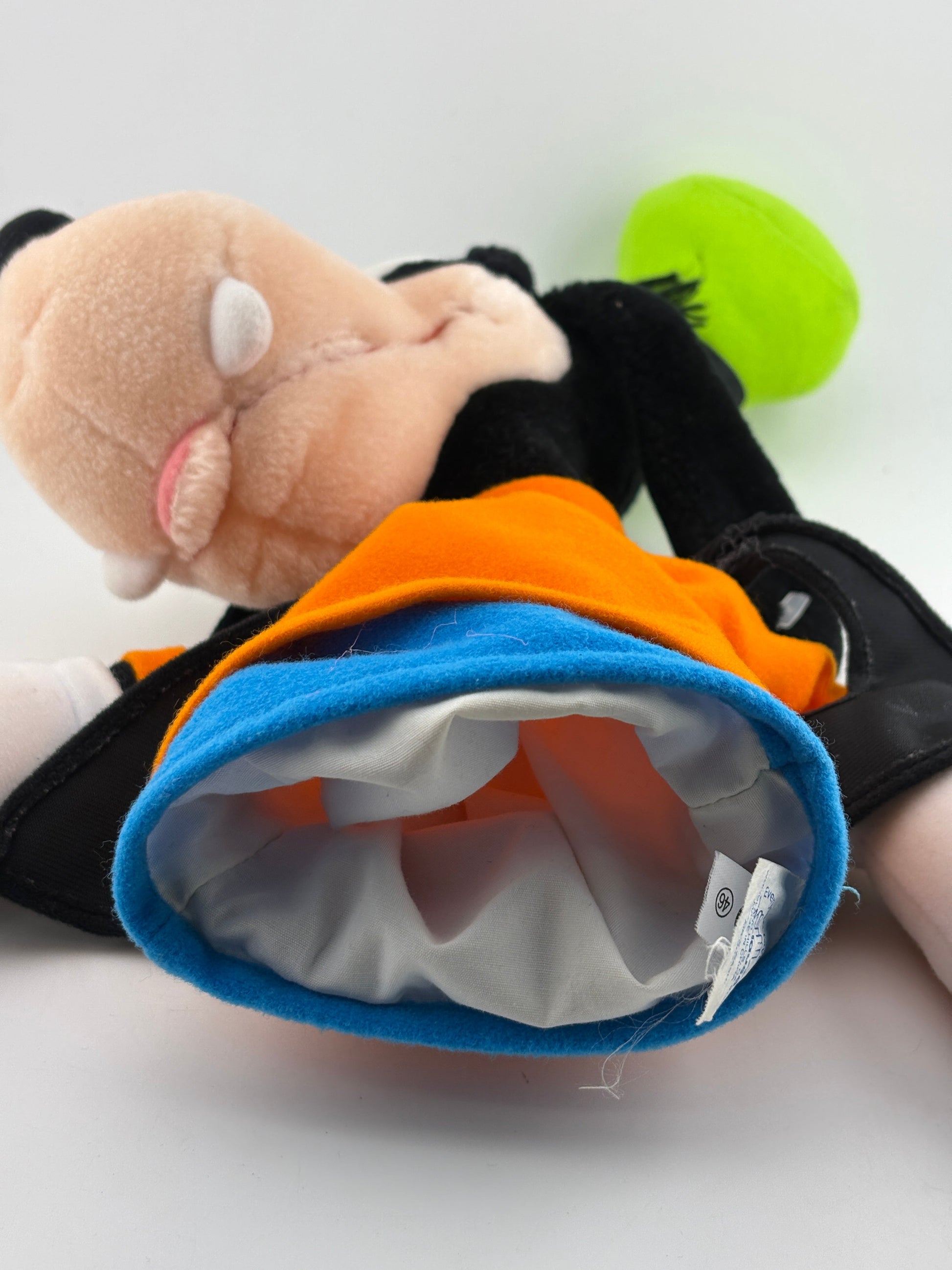 Vintage Walt Disney Applause GOOFY Stuffed Animal Plush Hand Puppet FRENLY BRICKS - Open 7 Days