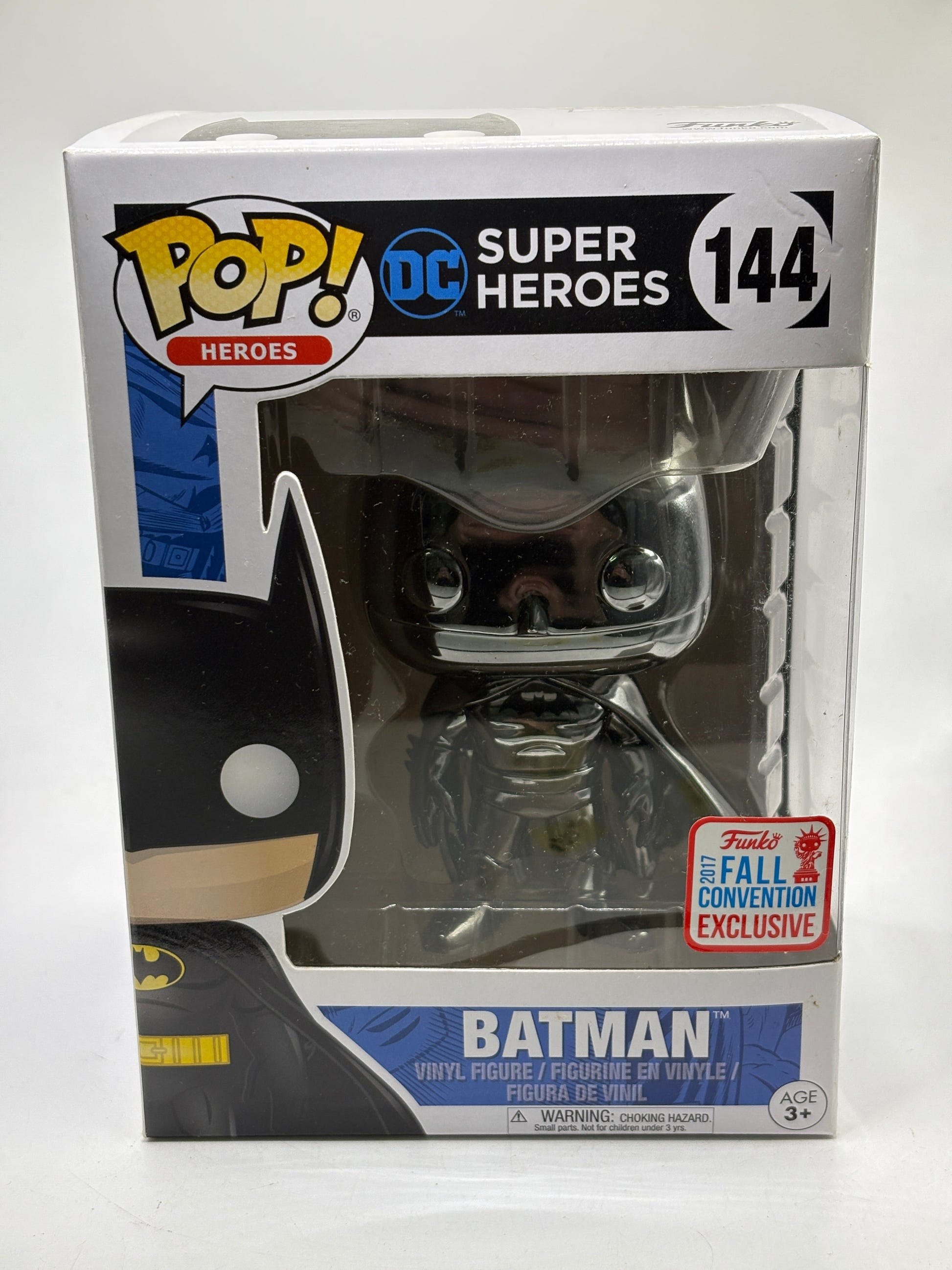 Funko POP! Heroes DC #144 Batman 2017 Fall Convention Exclusive FRENLY BRICKS - Open 7 Days image 1