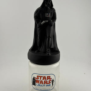 Vintage Star Wars Darth Vader Lolly Jar  1997 Lucas Films RARE FRENLY BRICKS - Open 7 Days