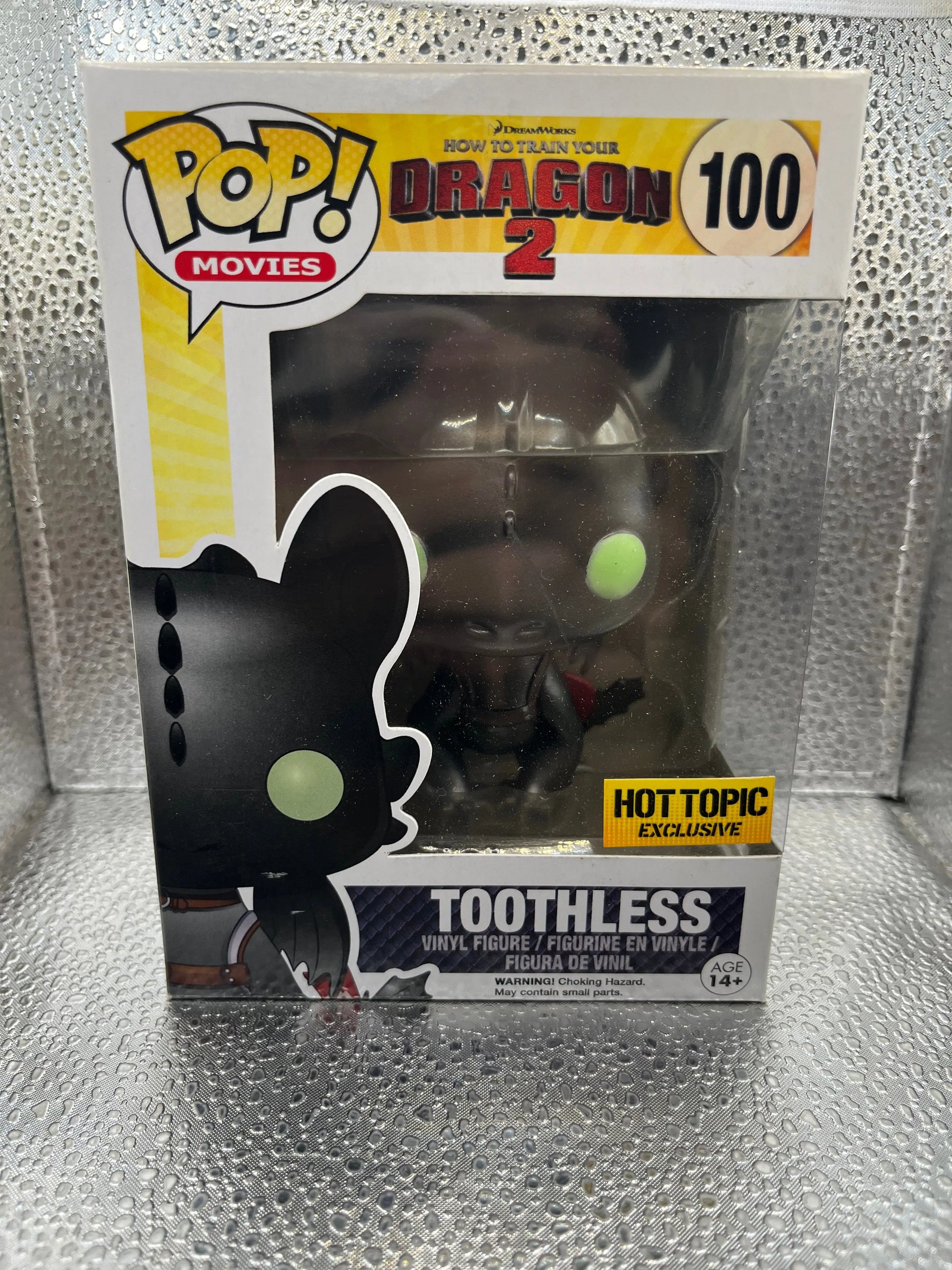 Funko POP Movies - How to Train your Dragon 2 - Toothless (Hot Topic Metallic Exclusive) FRENLY BRICKS - Open 7 Days