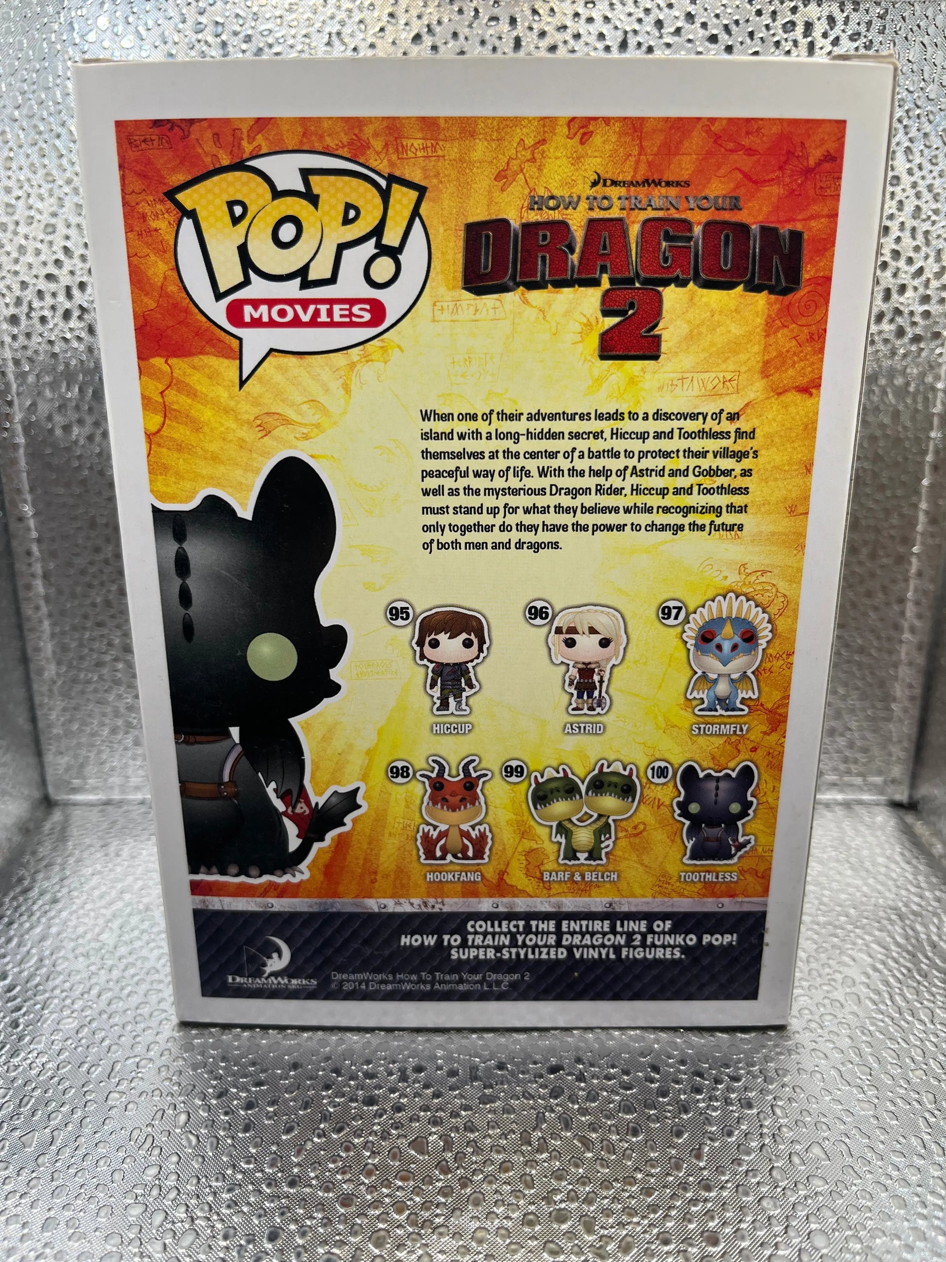 Funko POP Movies - How to Train your Dragon 2 - Toothless (Hot Topic Metallic Exclusive) FRENLY BRICKS - Open 7 Days