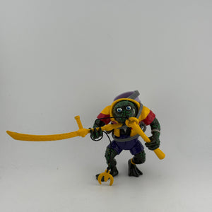 Vintage TMNT 1989 Genghis Frog Action Figure Teenage Mutant Ninja Turtles Custom FRENLY BRICKS - Open 7 Days