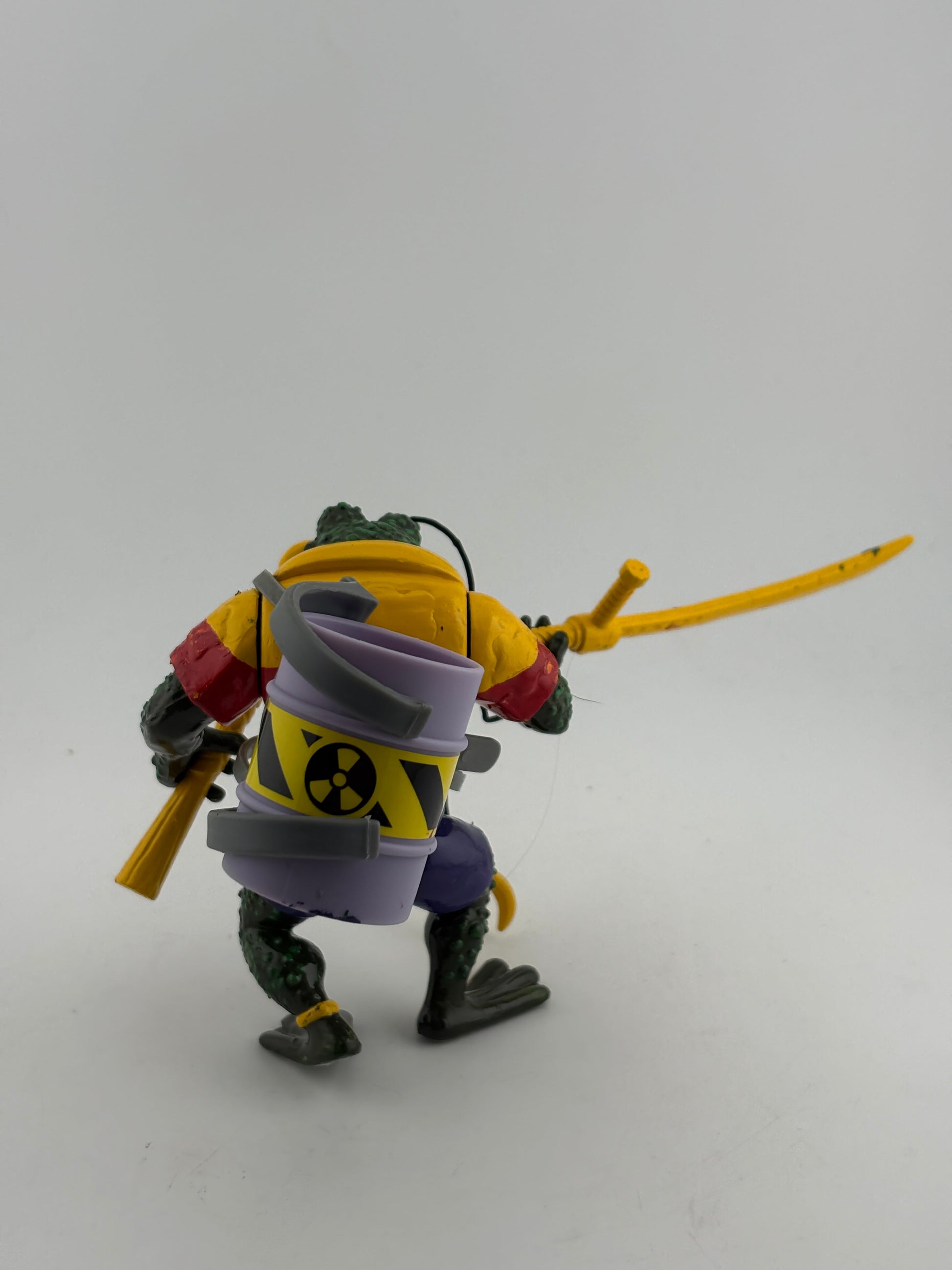 Vintage TMNT 1989 Genghis Frog Action Figure Teenage Mutant Ninja Turtles Custom FRENLY BRICKS - Open 7 Days