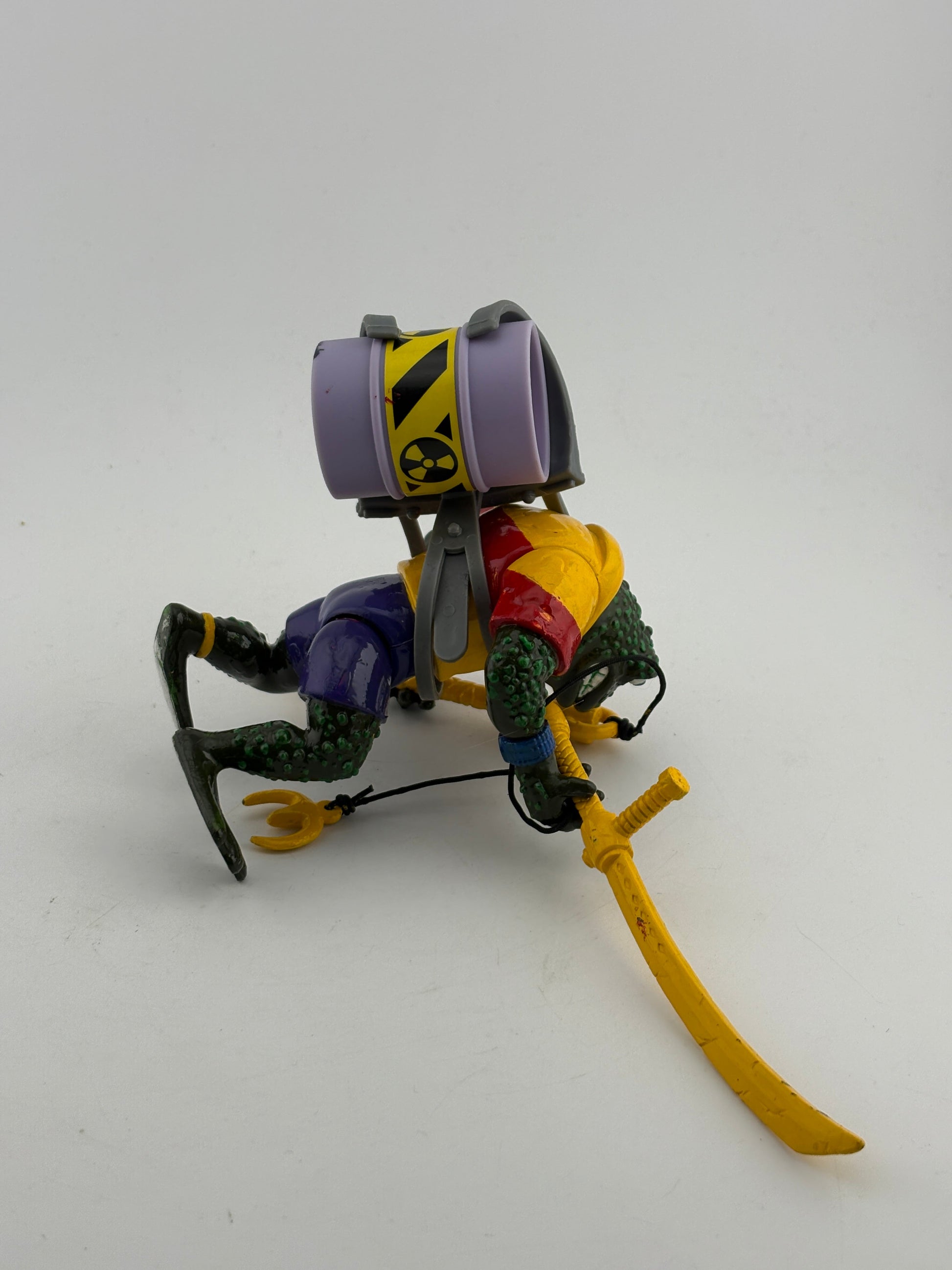 Vintage TMNT 1989 Genghis Frog Action Figure Teenage Mutant Ninja Turtles Custom FRENLY BRICKS - Open 7 Days