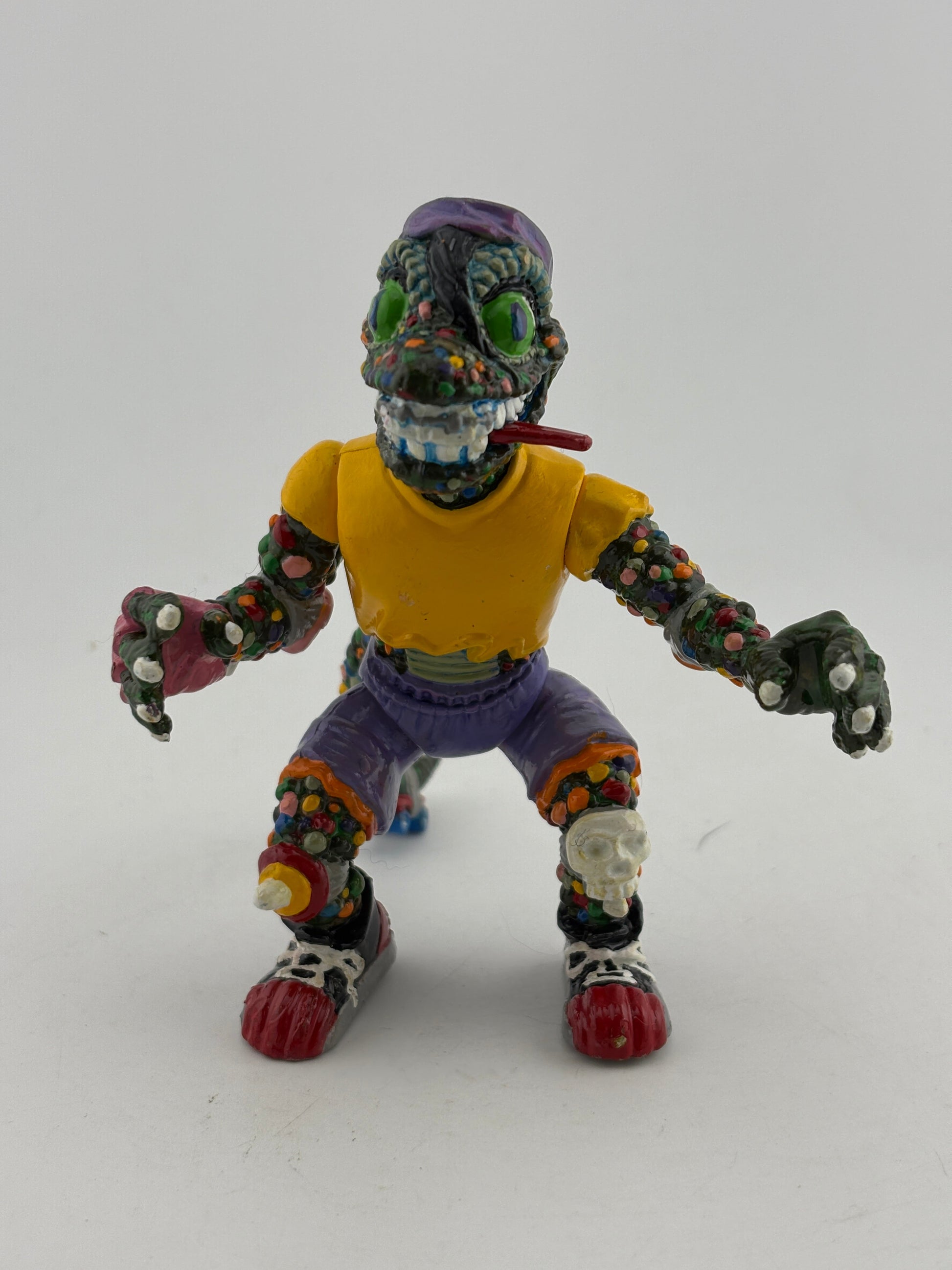 1990 Mondo Gecko Teenage Mutant Ninja Turtles Vintage Action Figure TMNT Custom FRENLY BRICKS - Open 7 Days