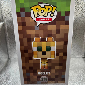 Funko POP Games - Minecraft - Ocelot #318 FRENLY BRICKS - Open 7 Days