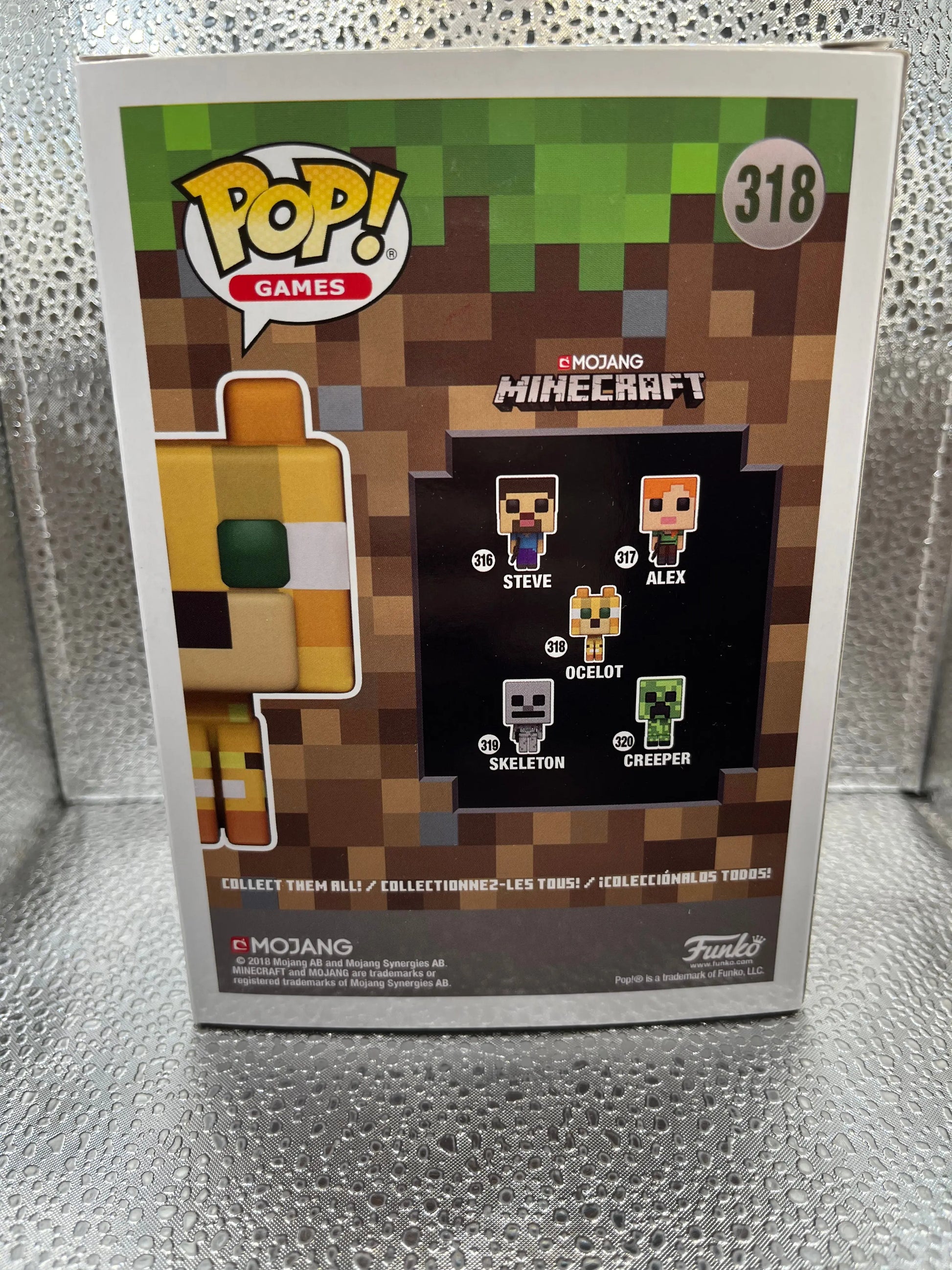 Funko POP Games - Minecraft - Ocelot #318 FRENLY BRICKS - Open 7 Days