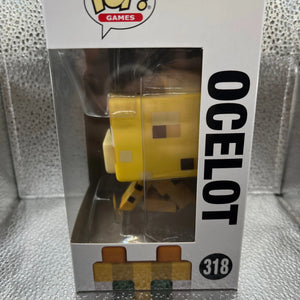 Funko POP Games - Minecraft - Ocelot #318 FRENLY BRICKS - Open 7 Days