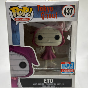 Funko POP! Animation Tokyo Ghoul #437 Eto 2018 Fall Exclusive Minor Box Damage FRENLY BRICKS - Open 7 Days