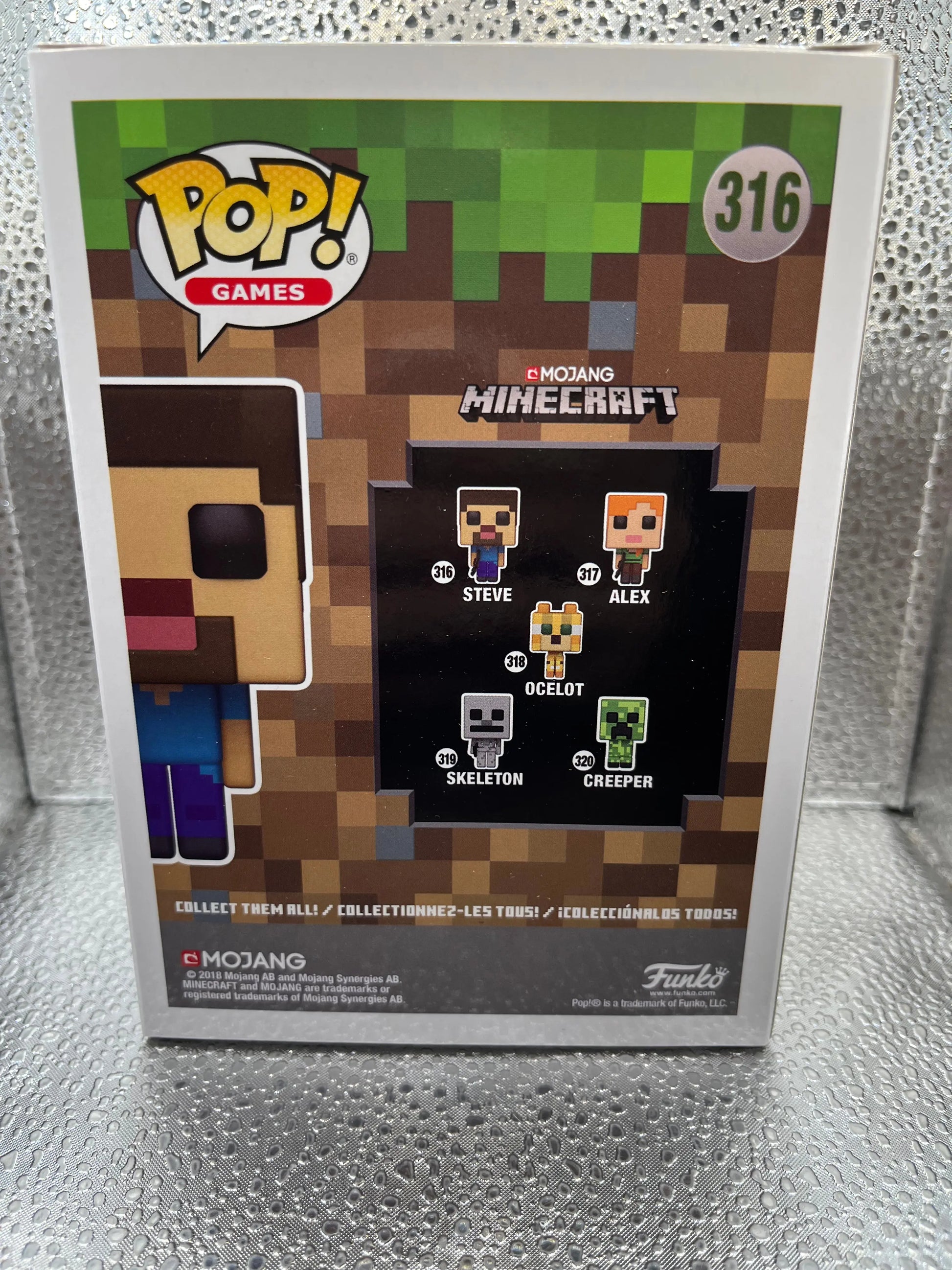 Funko POP Games - Minecraft - Steve #316 FRENLY BRICKS - Open 7 Days