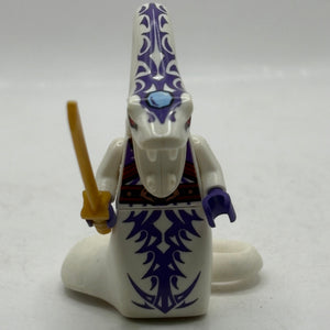 Lego Ninjago White Snake Pythor Minifigure 70750 2015 - Excellent Condition FRENLY BRICKS - Open 7 Days
