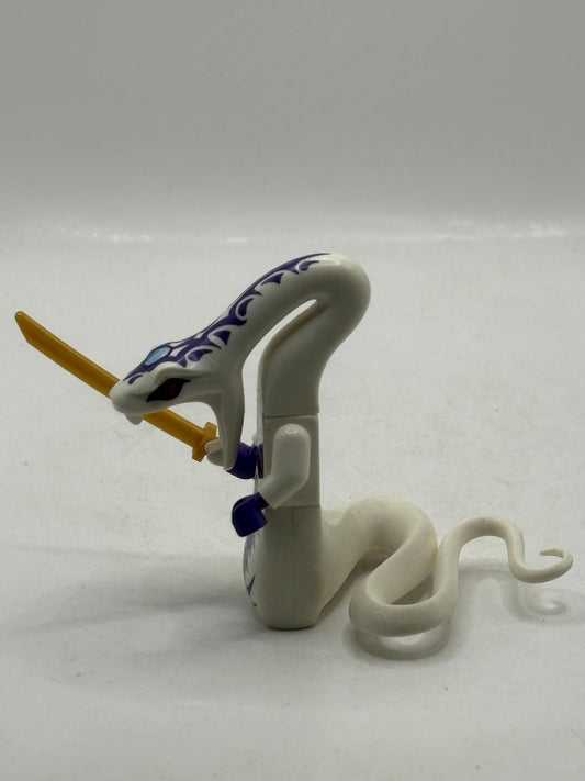 Lego Ninjago White Snake Pythor Minifigure 70750 2015 - Excellent Condition FRENLY BRICKS - Open 7 Days