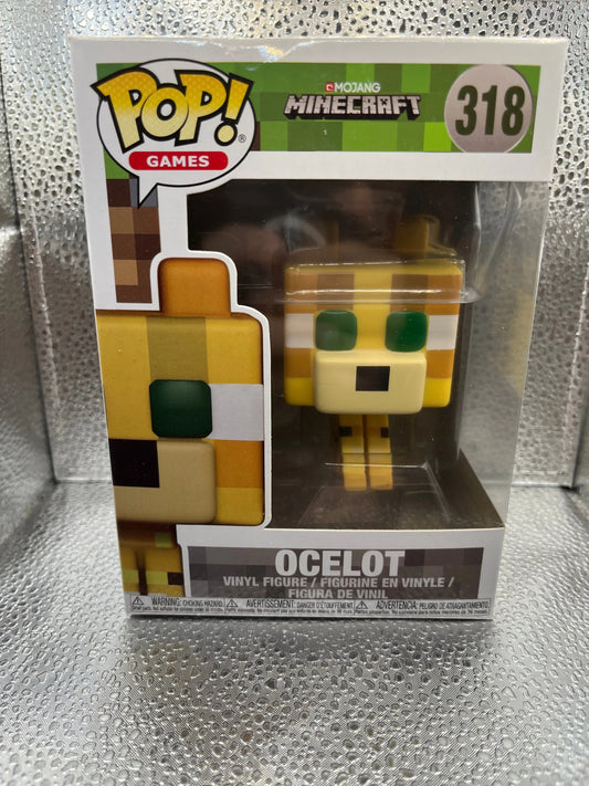 Funko POP Games - Minecraft - Ocelot FRENLY BRICKS - Open 7 Days