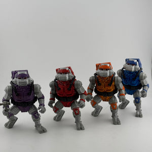 1989 Metalhead TMNT Figures CUSTOM x 4 All Turtles Lot LOOSE FRENLY BRICKS - Open 7 Days