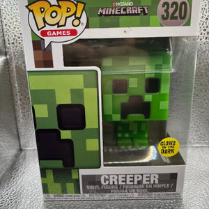 Funko POP Games - Minecraft - Creeper (Glow in the Dark) #320 FRENLY BRICKS - Open 7 Days