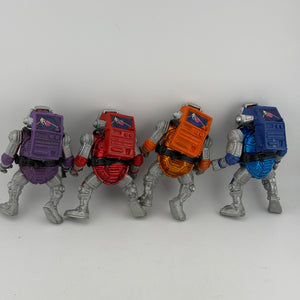 1989 Metalhead TMNT Figures CUSTOM x 4 All Turtles Lot LOOSE FRENLY BRICKS - Open 7 Days